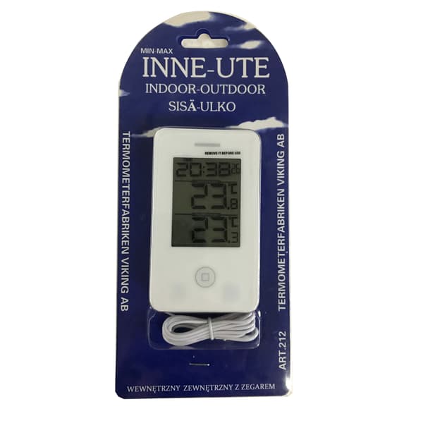 Termometer Digital & Klokke