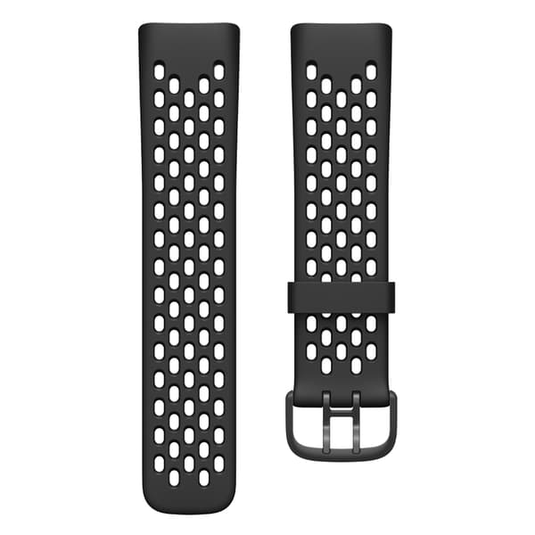 Fitbit Charge 5 armbånd sport silikone Sort