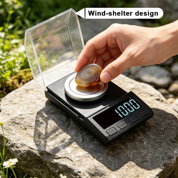 Mini-digitalvåg med hög precision 10 g/0.001 g