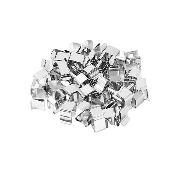 Kraftige metalkroge til julelys (50 stk.)