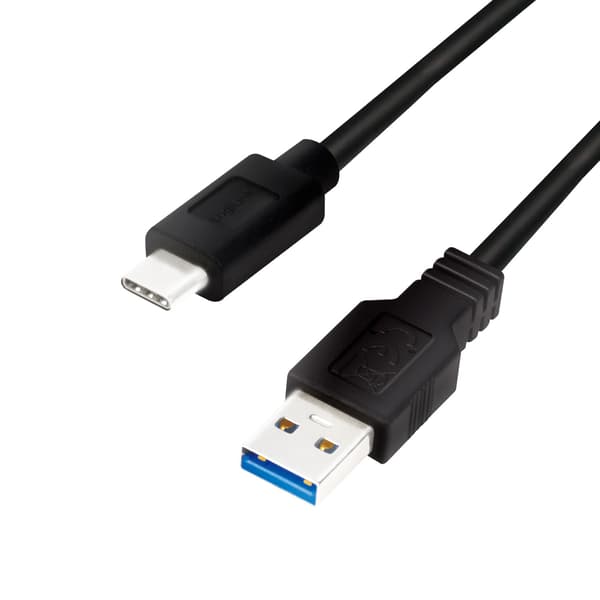 USB-A - USB-C-kaapeli USB 3.2 Gen1 15W 0,5m
