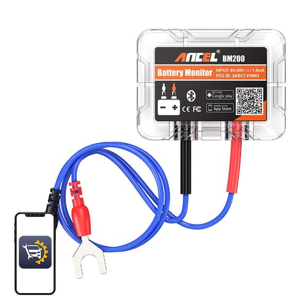 Bluetooth batteritester Ancel BM200 6-20V DC