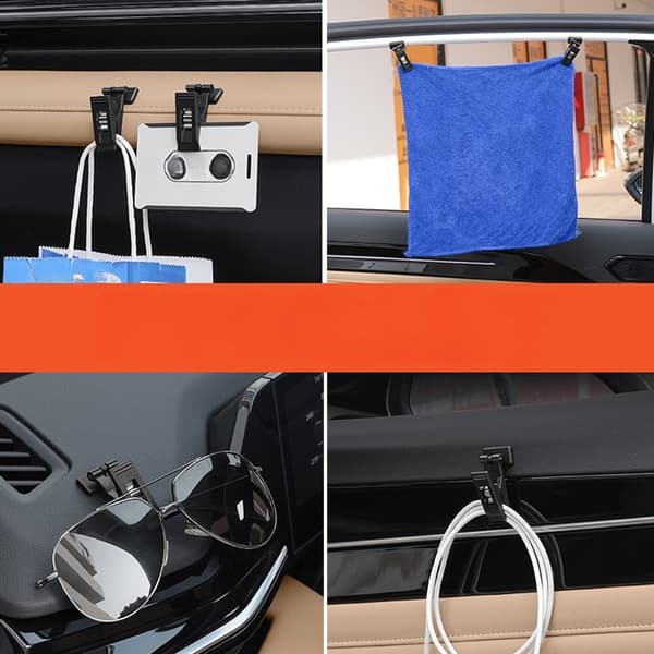 Magnetisk billett holder, brille klips, multifunksjonell organizer - 2 pakke