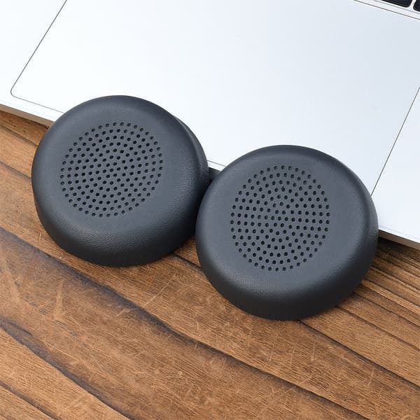 2 stk. udskiftningsørekopper kompatible med Logitech Zone Wireless - Grå PU Memory Foam ørepuder