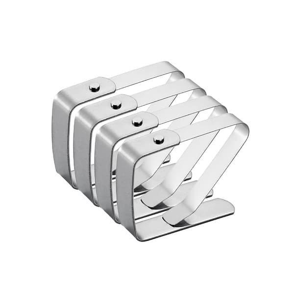 Alsidige stofklemmer, 12-pak Silver