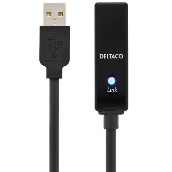 PRIME USB 2 extens cable active TypeA ma>TypeA fe 5m black