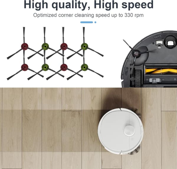 Ecovacs Deebot Udskiftningssidebørster - 10 stk.