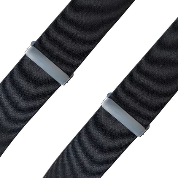 Justerbara elastiska hängslen Black