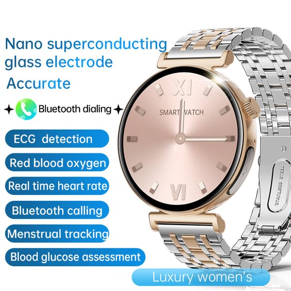 Smartklokke for kvinner med EKG og Bluetooth