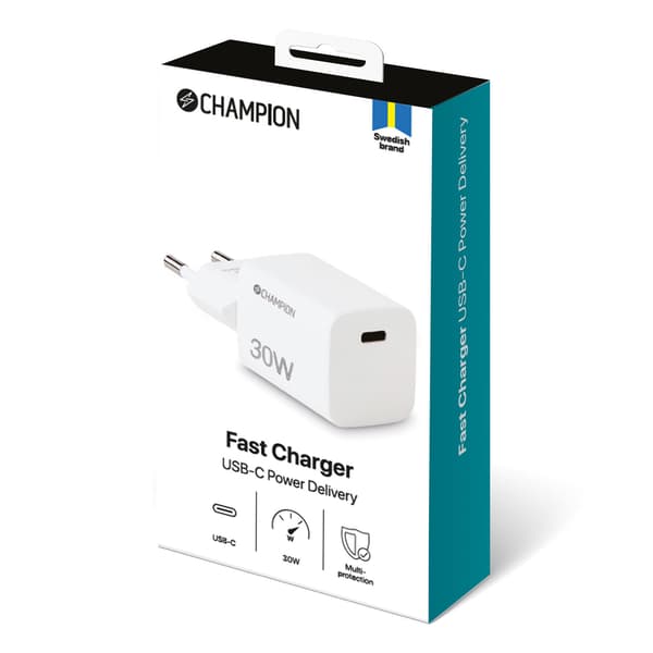 Lader 30W PD Hvit