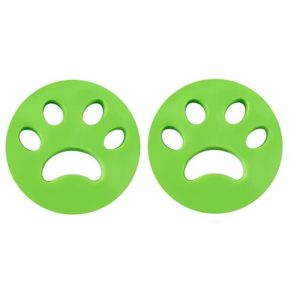 Pelsfjerner for klær - fjerner hunde-/kattehår Grønt 2-pack
