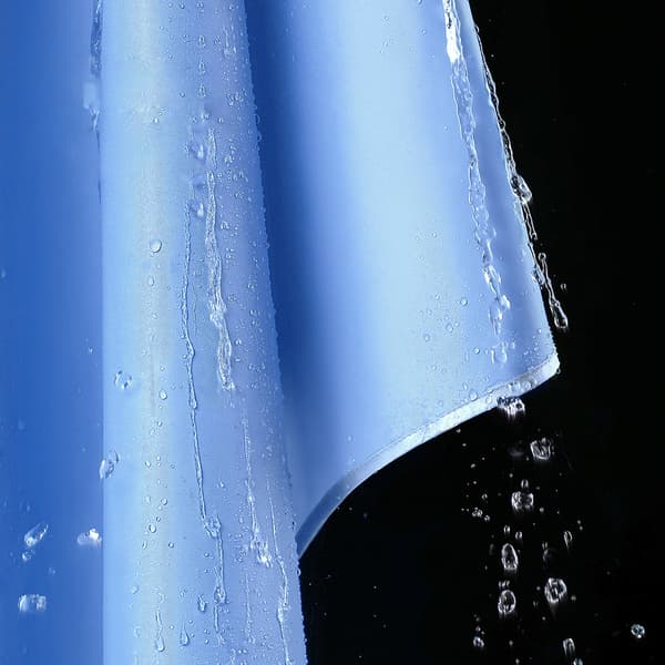 Vandtæt regnponcho med ærmer Blue