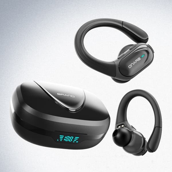 Trådløst lytteutstyr Bluetooth 5.1 svart