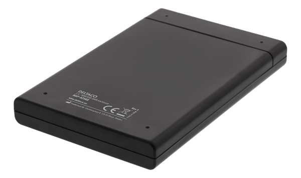 External 2.5" cabinet, USB 5 Gbit/s, SATA III, black