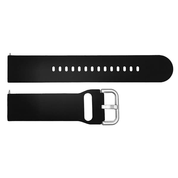 Musta silikoninen ranneke Fitbit Versa 2/Lite -älykellolle
