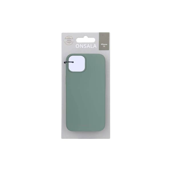 Mobilcover iPhone 13 Silikone Pine Green