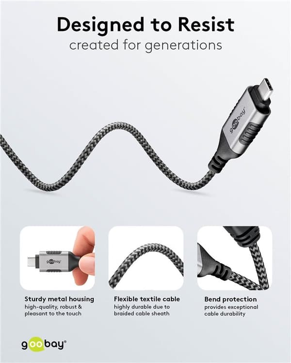 Ethernet-kabel USB-C™ 3.1 til RJ45, Slim, 3 m
