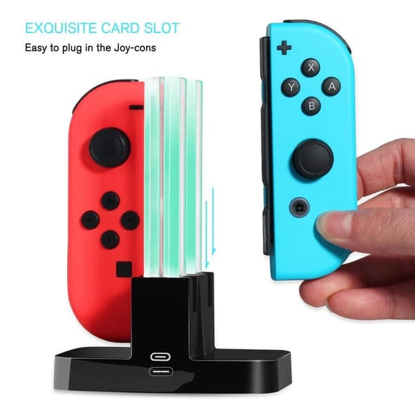 Nintendo Switch Joy-Con ladestasjon for 4 kontroller