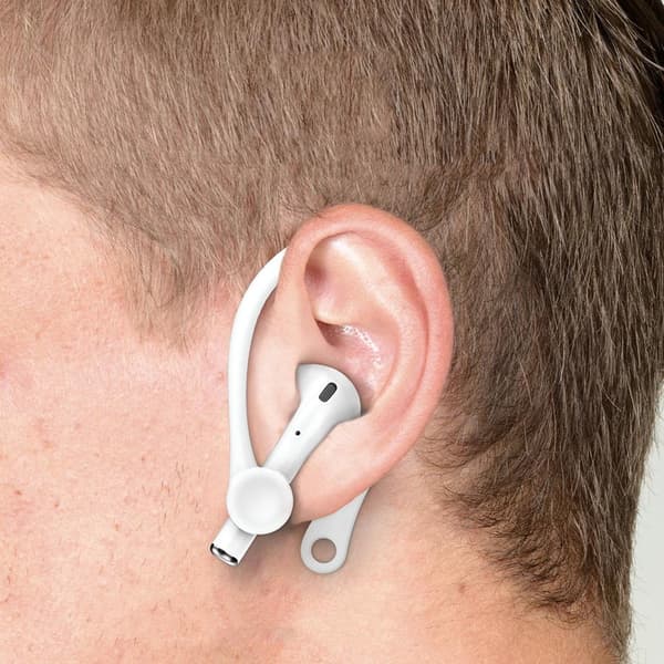 Ørekroker til Airpods - Hvite