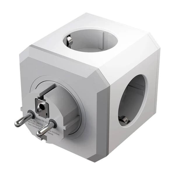 BlitzWolf BW-EC2 8-i-1-strömkub (4xAC / 2 x USB-A / 2 x USB-C)