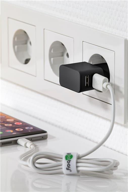 Micro USB dobbel ladesett (18 W)
