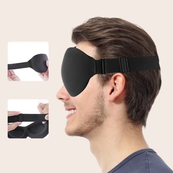 Sovemaske 3D Black