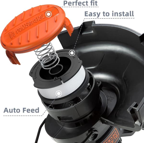 Sett med reservespoler til BLACK+DECKER AF-100