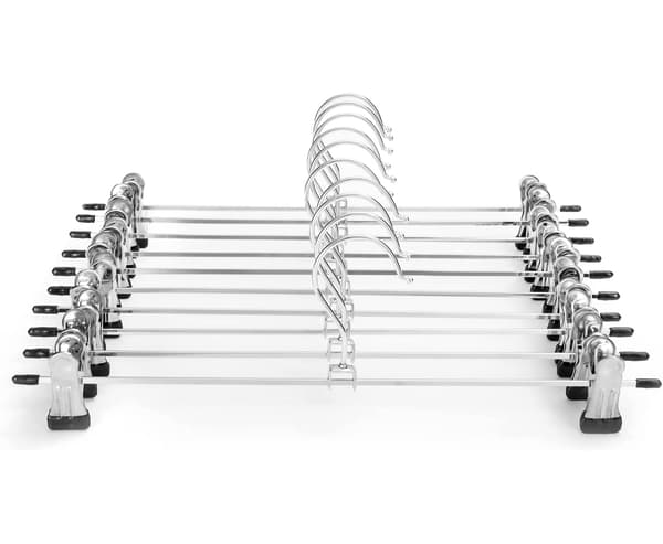 Buks / nederdel bøjle med clips 10-pack