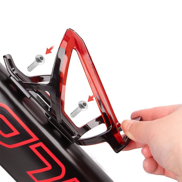Vattenflaskhållare för cykel - Röd Red