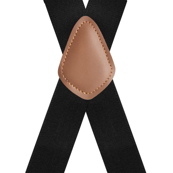 Elastiske seler med krydset ryg Black