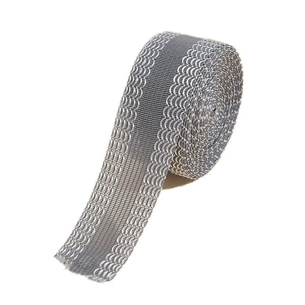 Strykbart fållband Grey 5 m