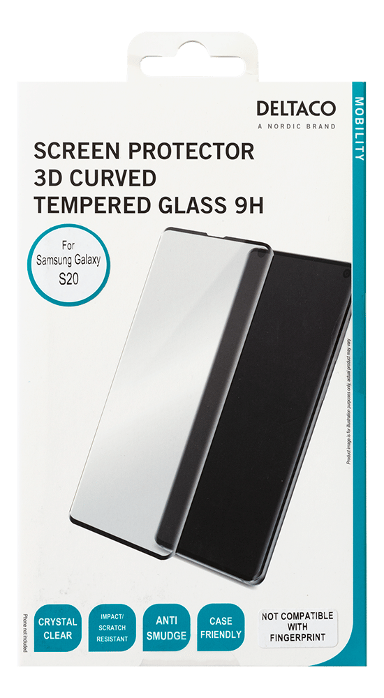 Screen protector, Samsung S20, 3D curved glass