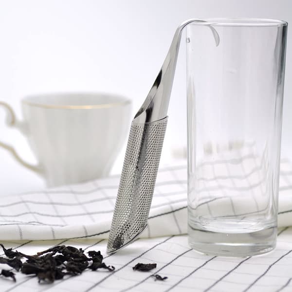 Tesil i Rostfritt Stål 2-Pack – Teinfuser för Löste och Örtte Silver