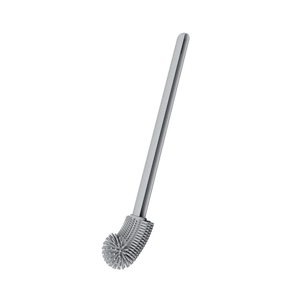 Kaareva silikoninen wc-harja Grey