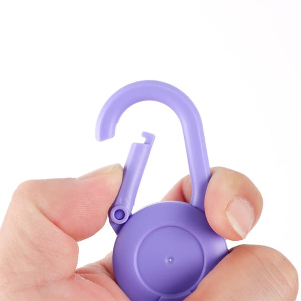 Uttrekkbar nøkkelring Purple