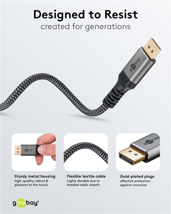 DisplayPort™-kabel 1.4