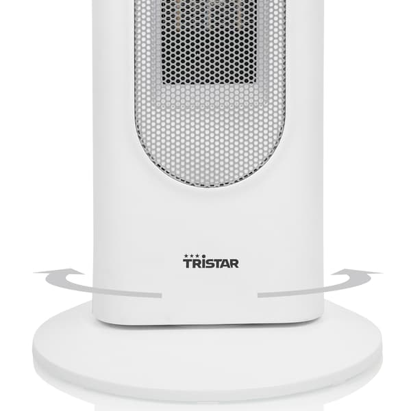 Varmeblæser 2000W Keramisk Element Spidsbeskyttelse