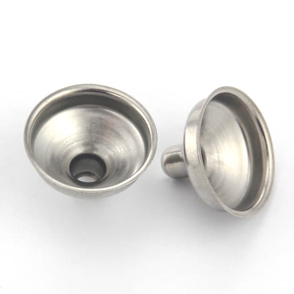 2-Pack minitrakt i rustfritt stål for eteriske oljeflasker/kolber