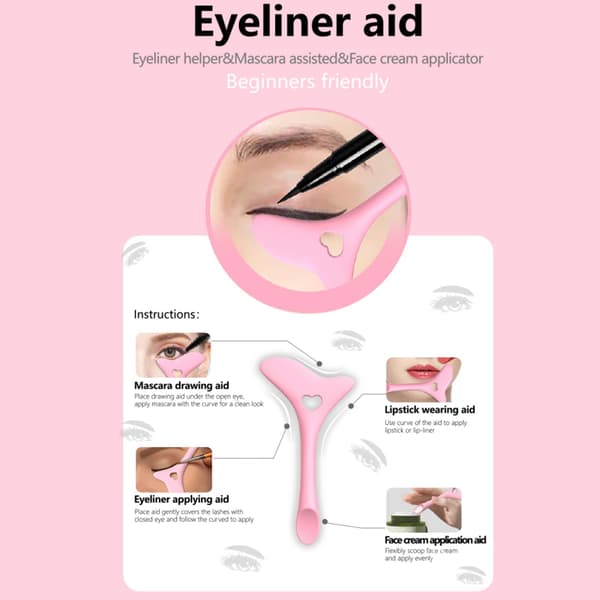 Eyeliner mall stencil Pink