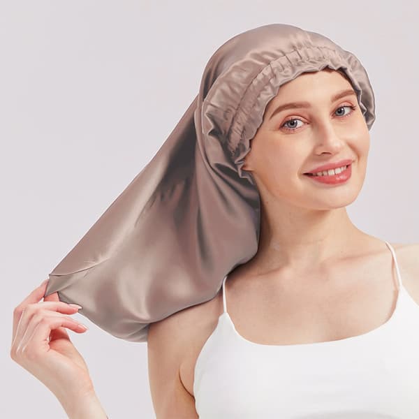 Sovmössa i 100% silke LightPink