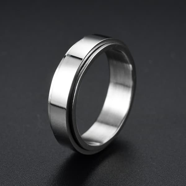 Band Fidget Rings 6 Pack MultiColor 20 mm