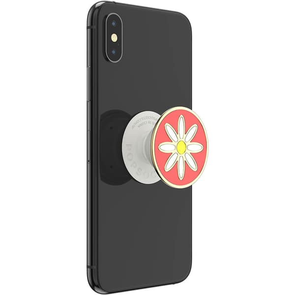 PopGrip PREMIUM Enamel Quaint Daisy Coral