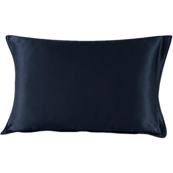 Ylellinen pari silkkityynyliinoja NavyBlue