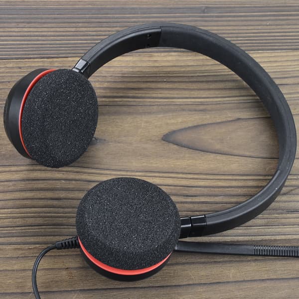 Øreputer for Jabra Evolve 20, 20SE, 30, 30II, 40, 65 Black