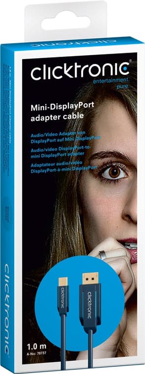 Adapterkabel fra DisplayPort™ til mini DisplayPort™