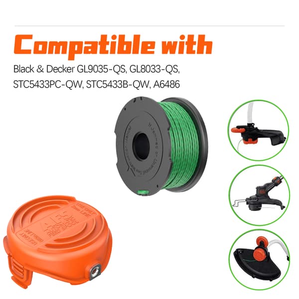 Snelle for ulike Black & Decker-gresstrimmere