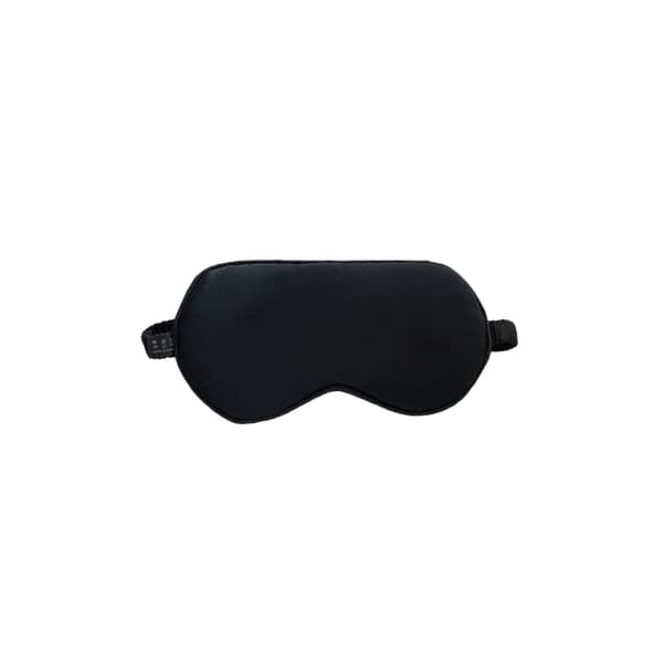 Sövmask i 100 % silke Black