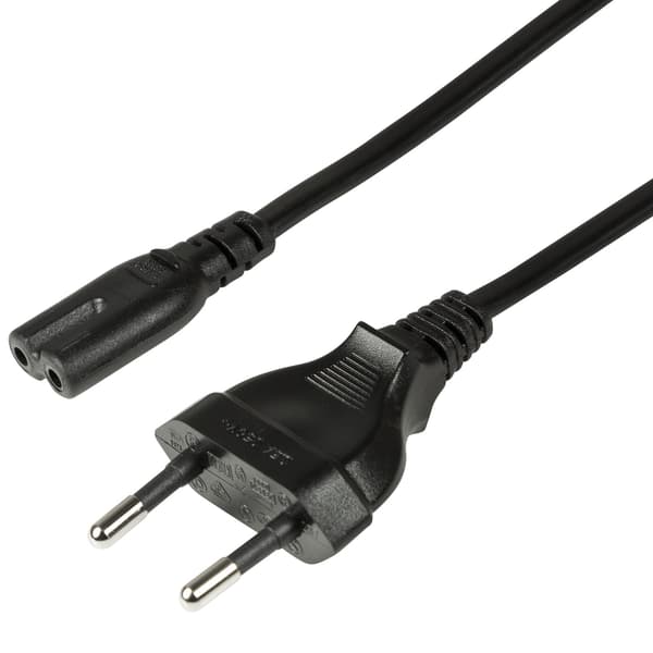 Kodinkonekaapeli Euro - C7 3m musta