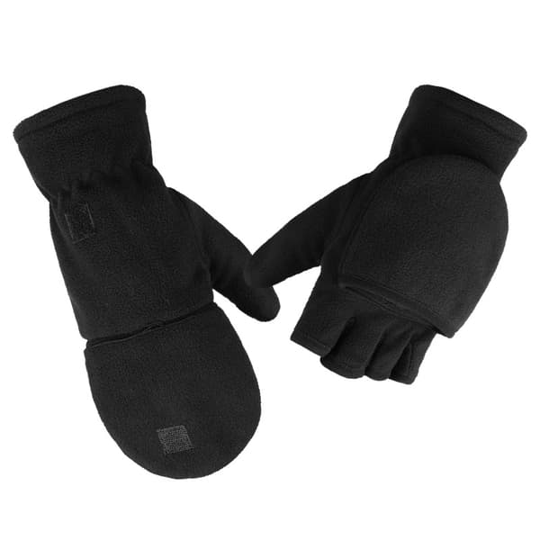 Fingerlösa polarfleecehandskar / vintervantar 2-i-1 L