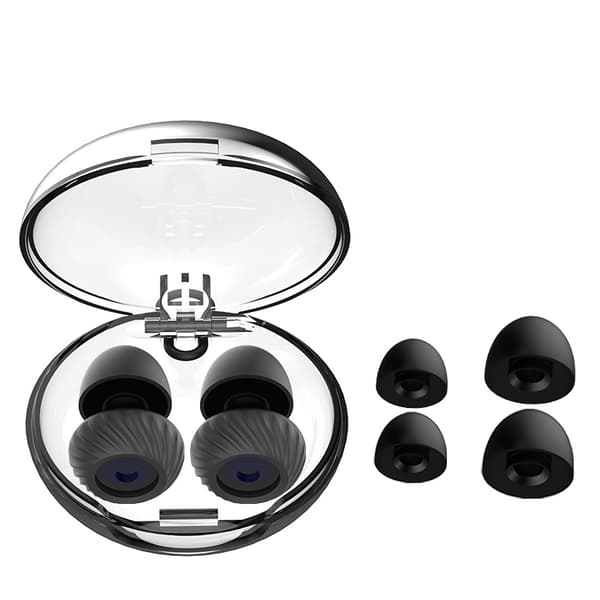 1 par støyreduserende ørepropper Black